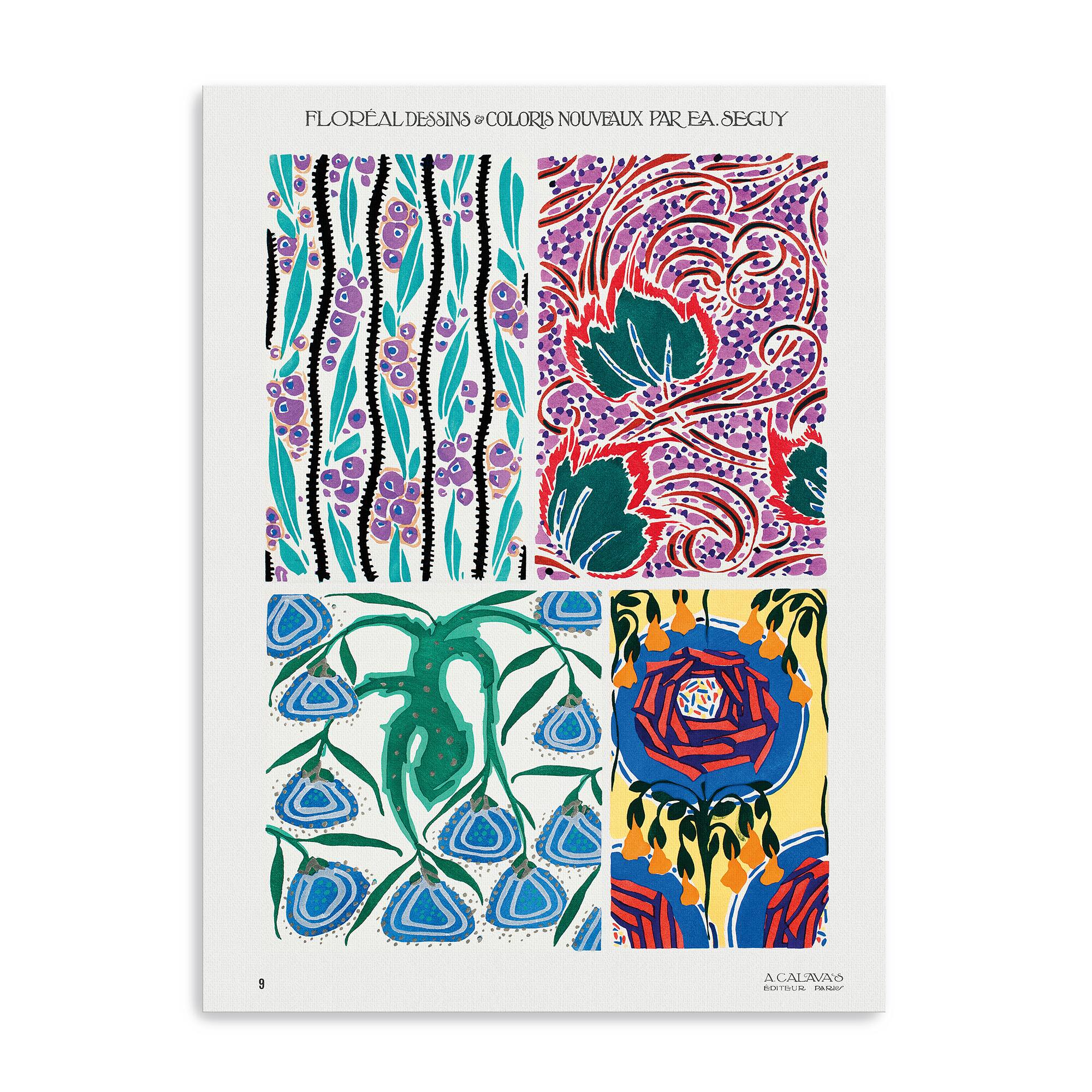 Lumaprints Vintage Art Nouveau Canvas Giclée Art